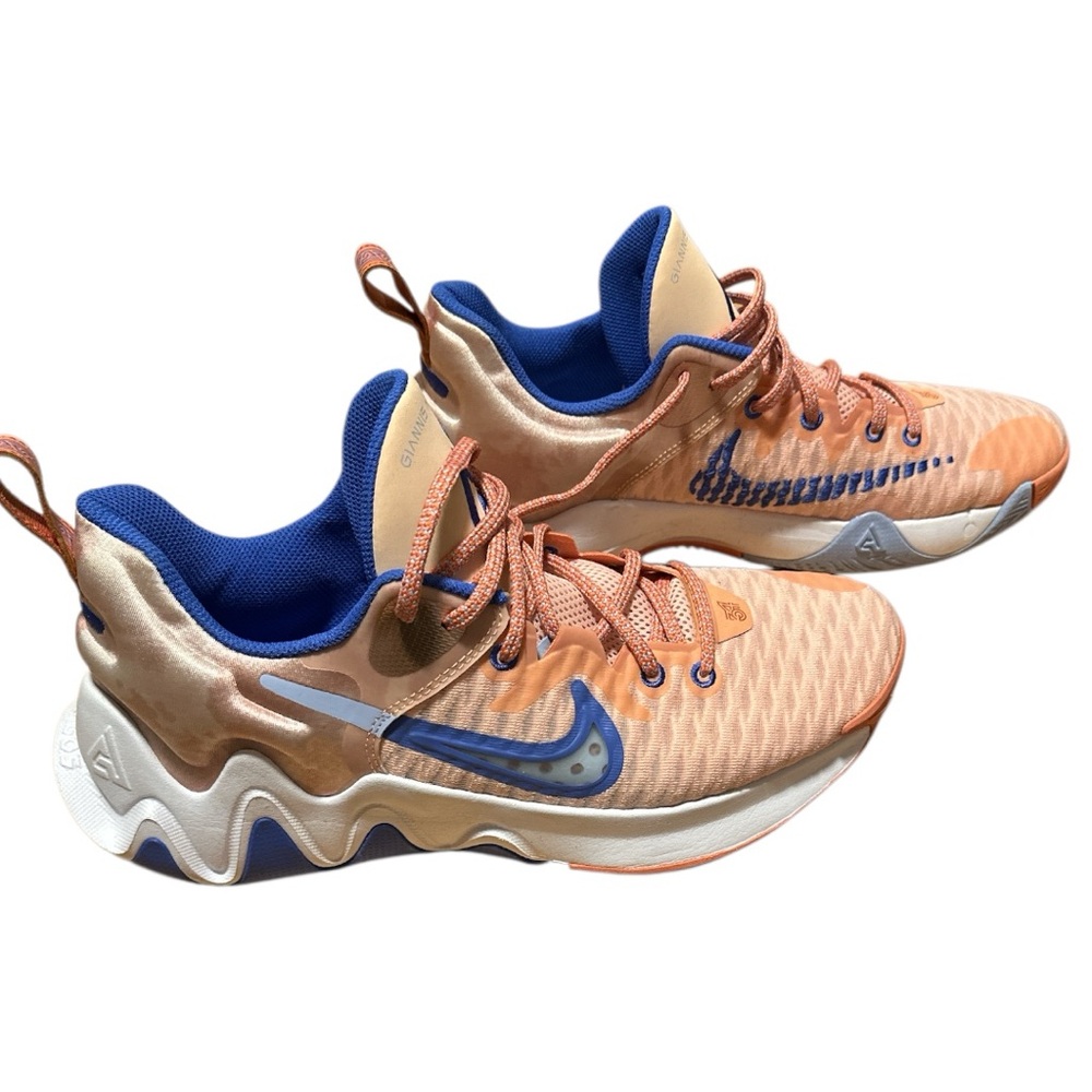 Nike Giannis Immortality CZ4099-800 Basketball Shoes Orange/Blue Men’s US 10 /